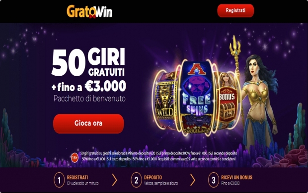 gratowin 50 giri gratis